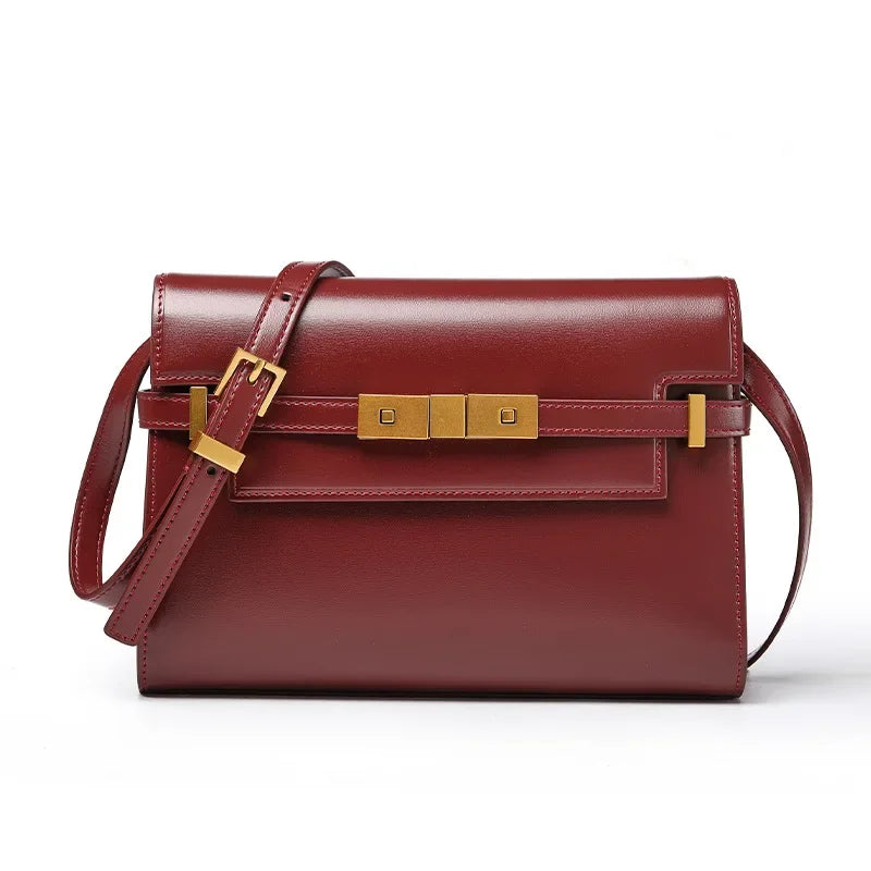 Luxury Retro Women's Handbag Original Brand Yangshulin Manhattan Armpit Bag High-End Feelings Fashionable Women's Bag