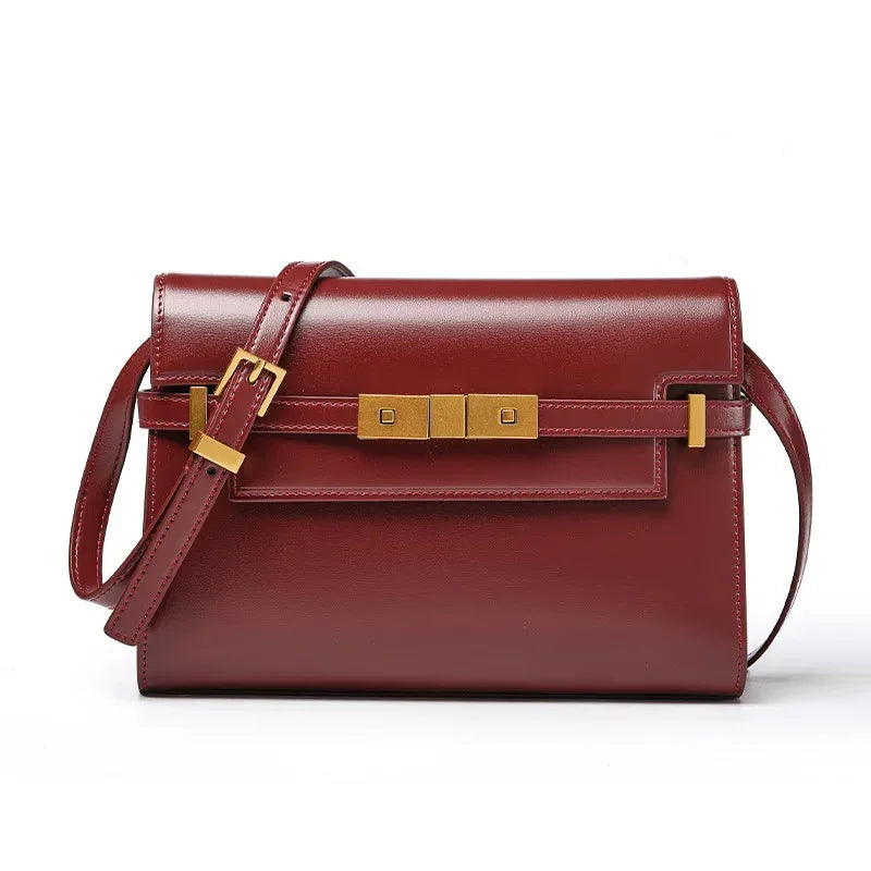 Luxury Retro Women's Handbag Original Brand Yangshulin Manhattan Armpit Bag High-End Feelings Fashionable Women's Bag